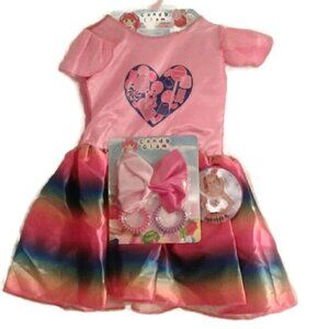 Candy Glam Dress-Up Costume and accesssory set Bow Bracelet Dress NEW Halloween